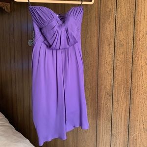 Bebe Strapless Purple Dress💜